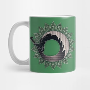 Black Dragon, Green Flame Mug